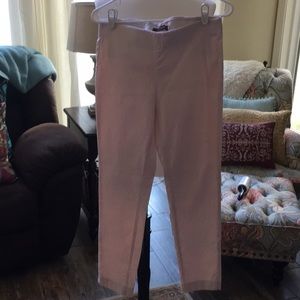 Pink pull on pants